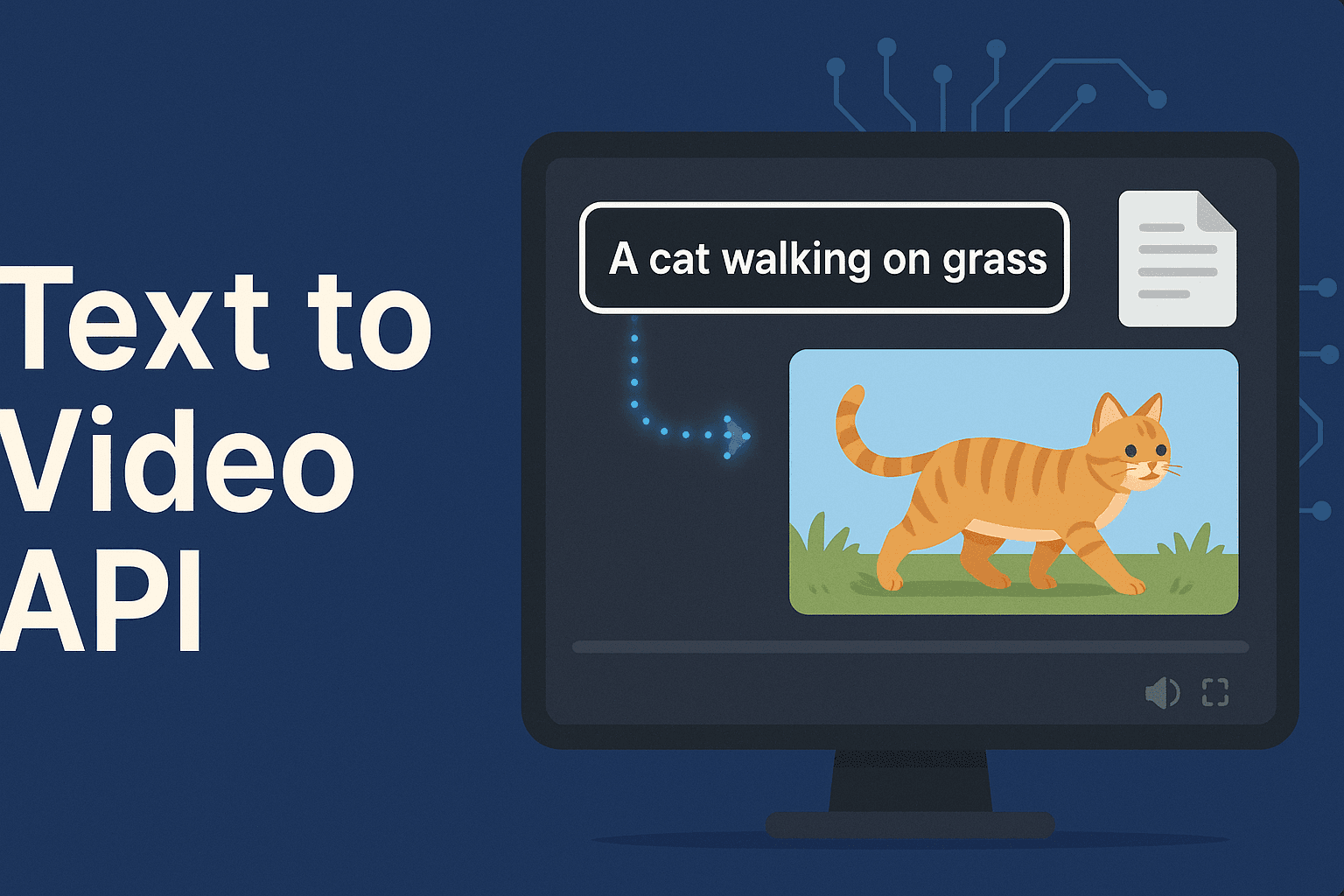 Buy Text to Video API - Convert Text to Dynamic Video with AI