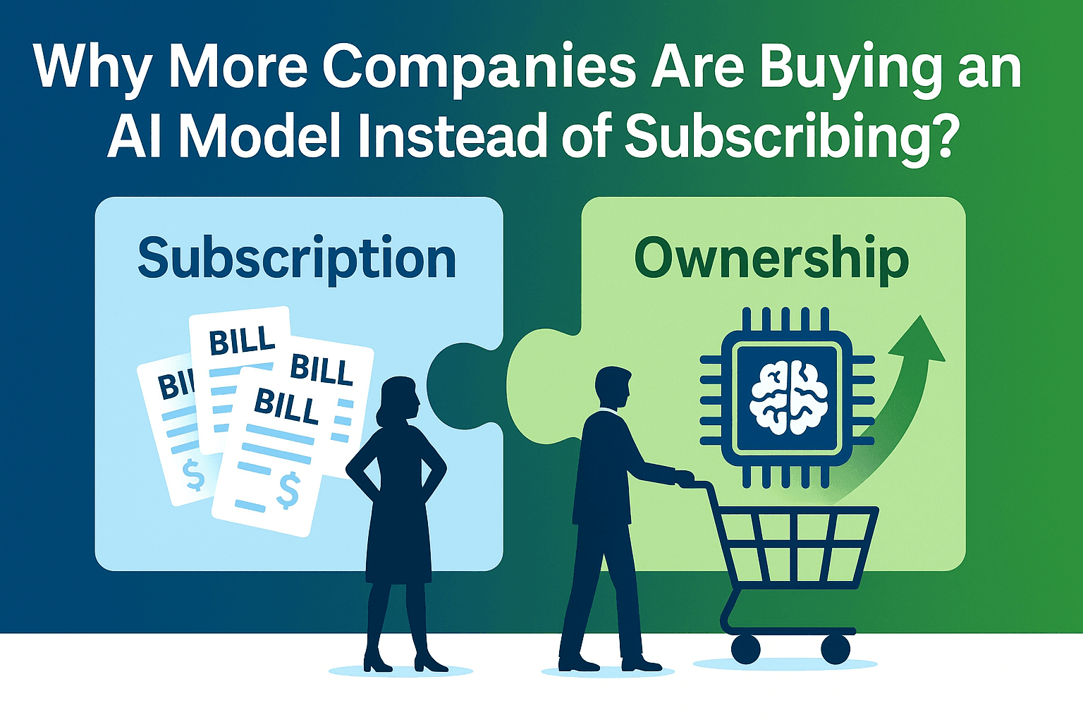 Featured image for article: Why More Companies Are Buying an AI Model Instead of Subscribing?