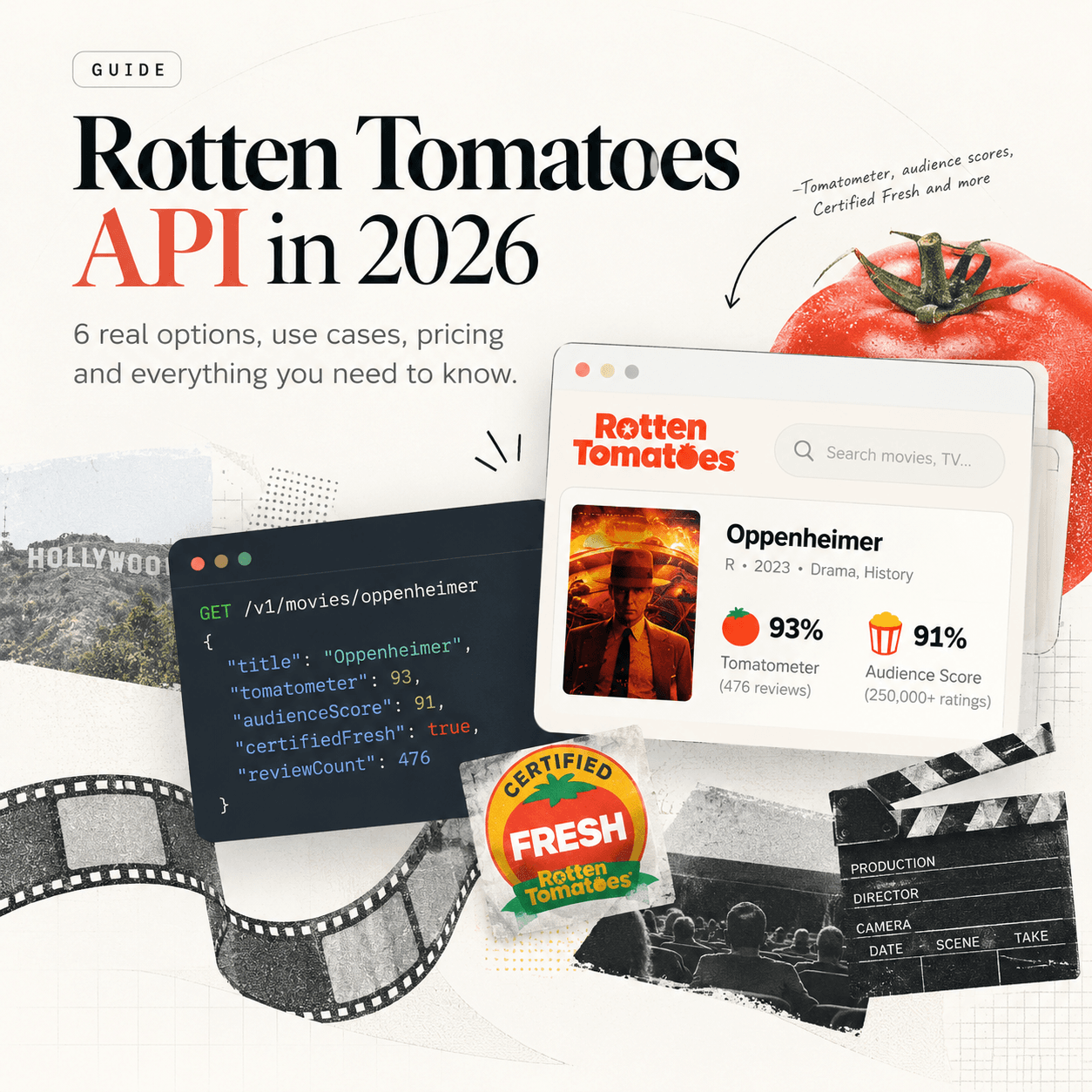 Rotten Tomatoes API: 6 Ways to Get Tomatometer Data in 2026